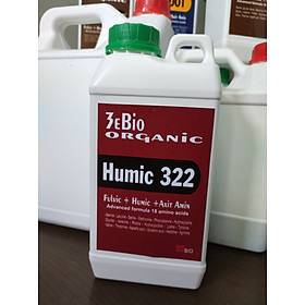 Mua Phân bón humic 322- acid humic 322 - giải độc cây trồng - phát triển rễ mạnh  - kích thích sinh trưởng cây trồng- siêu lích rễ (humic lỏng đậm đăc)