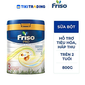 Sữa Bột Friso Pro 3 800G cho trẻ trên 2 tuổi