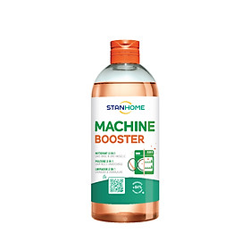 Dung dịch vệ sinh lồng giặt, máy rửa chén Stanhome Machine Booster nguyên liệu tự nhiên 500ml