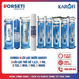 Mua Combo 9 lõi lọc nước Karofi hàng chính hãng dùng cho máy lọc nước Karofi B930