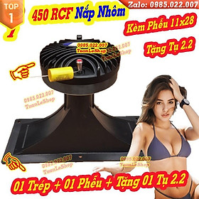 TREBLE 450 NẮP NHÔM R-XOAY - LOA TREP KÈN – Giá 1 CHIẾC KÈM PHỄU VÀ TẶNG TỤ - HAY HƠN NHIỀU 450 B M 