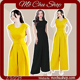 JUMPSUIT SUÔNG CHÉO DÂY EO 13610