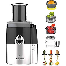 Mua Máy Ép Lạnh Vắt Cam Thái Lát Rau Củ Magimix Juice Expert 4 Chrome Mat / Noir Ve 11 Màu Đen Bạc Hàng chính hãng