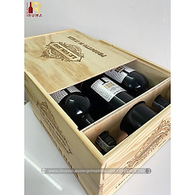 Mua  Set quà tặng  Hộp gỗ 6 chai rượu vang Ý 1933 Rosso
