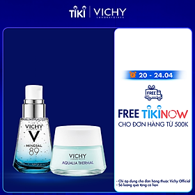 Bộ Dưỡng Chất Khoáng Phục Hồi Chuyên Sâu Mineral 89 30ml Và Mặt Nạ Ngủ Aqualia 15ml