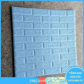 Mua Combo 5 Miếng Xốp Dán Tường Giả Gạch Dày 4Mm - Xanh Ngọc - Vận Chuyển Miễn Phí Toàn Quốc