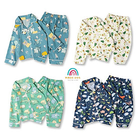 Bộ đồ Pijama dài tay đáng yêu cho bé trai - bé gái BR20017 MAGICKIDS