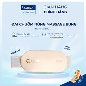 Đai Chườm Nóng, Máy Massage Giảm Đau Bụng Kinh BUMAS BU01 - Hỗ Trợ Chống Lão Hoá Da Sau Sinh - Hàng Chính Hãng