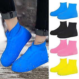 Mua Combo 2 bao bọc giày đi mưa cho nam và nữ   - ủng đi mưa silicon  chống nước   chống thấm   chống trơn trượt thời trang hiện đại   thiết kế ôm chân   chắc chắn   ma sát tốt  nhỏ gọn và tiện lợi