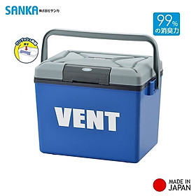 Thùng giữ nhiệt đa năng (Thùng đá) Sanka Vent Master Cool - Hàng Made in Japan