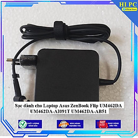 Sạc dành cho Laptop Asus ZenBook Flip UM462DA UM462DA-AI091T UM462DA-AB51 - Hàng Nhập Khẩu