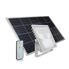 Mua Đèn LED chiếu pha năng lượng mặt trời 90w  có cảm biến ánh sáng + remote  chống nước thích hợp dùng ngoài trời