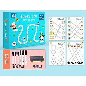 Học liệu bóc dán montessori Beezi Book