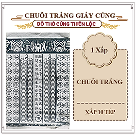 Mua Giấy Tiền Chuỗi Vàng & Trắng - Hàng Mã Thiên Lộc