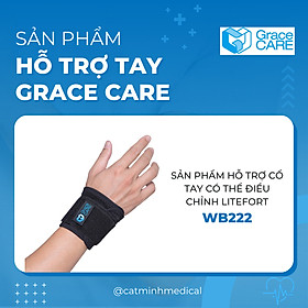 Đai Cố Định Cổ Tay Grace Care WB222 – Hỗ Trợ Cổ Tay Chơi Thể Thao, Gym, Giảm Đau Cổ Tay Khi Vận Động