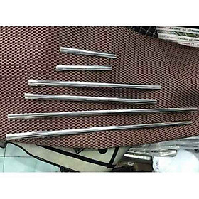 Bộ Nẹp Viền Chân Kính Inox Dành Cho Xe Ô Tô Getz Loại 6 Chi Tiết