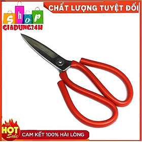 Kéo cắt thịt gà tay bọc nhựa đỏ hàng loại 1