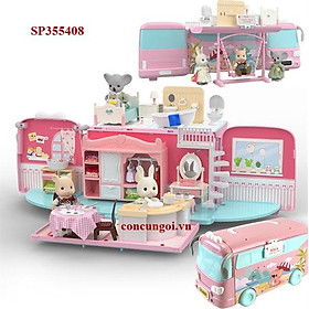 SP355408 - Hộp xe nội thất nhà thỏ và gấu Koala , E8701