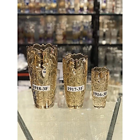 Mua Lọ hoa thủy tinh cánh hoa vàng 30cm mã 1918-3F