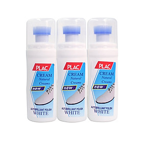 Combo 3 Lọ Nước Lau Giày, Tẩy Trắng Plac NT001.3