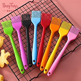 Mua Chổi quét dầu Silicon đúc liền chống dính mặt bánh   cọ silicon cán đúc - Hồng