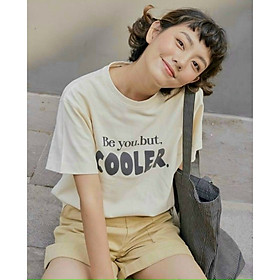 SET PULL CHỮ COOLER và SHORT NUDE M.O.N Boutique
