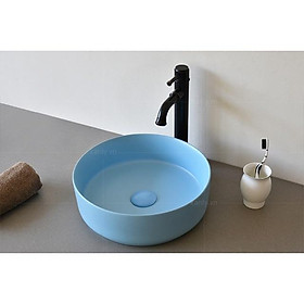 Mua chậu sứ màu-lavabo để bàn Kanly SU525