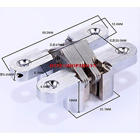 Mua Bản lề chữ thập cỡ 2 KT: 13*60mm (2 cái)