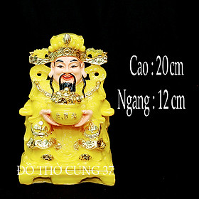 Mua   Cao 20cm   TƯỢNG ÔNG THẦN TIỀN    COMPOSITE + BỘT ĐÁ