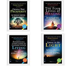 COMBO 4 QUYỂN TỦ SÁCH TÂM LINH THẾ KỶ - SHAKTI GAWAIN