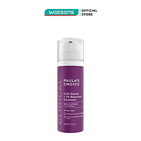 Kem Dưỡng Da Paula s Choice 0.3% Retinol + 2% Bakuchiol Treatment 30ml