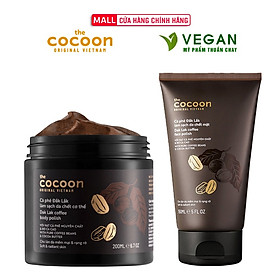 Bộ cà phê Đắk Lắk làm sạch da chết Cocoon Cà phê Đắk Lắk làm sạch da chết