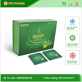 Trà túi lọc Ruton OPC - Thanh nhiệt, giải độc - Hộp 50 gói & 100 gói - Hàng chính hãng OPC
