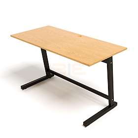 Bàn oakz vân sồi chân đen ibie tooazo12b