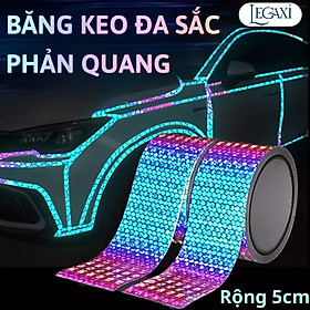 Băng Keo Phản Quang Phát Sáng 5cmx5Mét Chống Té Ngã Cầu Thang Nhà Kho Xe Đẩy Oto An An Toàn Ban Đêm