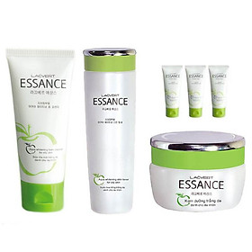 Combo Sữa Rửa Mặt Essance (80g) + Nước Hoa Hồng Essance (120ml) + Kem Dưỡng Trắng Da Essance (40g) Cho Da Nhờn