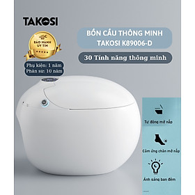 Mua Bồn cầu thông minh xịt nước tự động đa chức năng TAKOSI K89006-D dùng gia đình khách sạn-hàng chính hãng bảo hành 10 năm