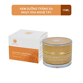 Kem Dưỡng Trắng Da Mặt Ban Ngày Tinh Chất Nhụy Hoa Nghệ Tây Rosie Skin - FACIAL CREAM v1 INTENSE WHITE 15ml