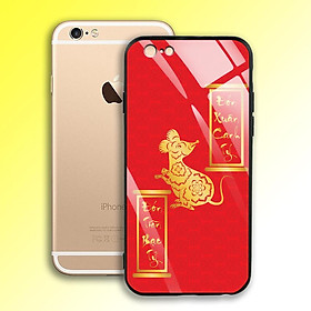Ốp Lưng Mạ Màu Vàng Ánh Kim cho điện thoại Iphone 6 / 6S - 03001 7986 MOUSE06 - Chuột Vàng 2020 - Hàng Chính Hãng