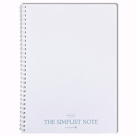 Sổ Lò Xo The Simple Note - Kẻ Ngang - Giấy Kháng Khuẩn - Morning Glory 11111-21948 - Màu Trắng Ngà