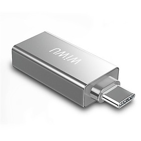 Mua HUB chuyển đổi USB Type-C WIWU T02 Truyền Tốc Độ Cao USB 3.0  Đầu Nối Hợp Kim Kẽm Bền - Hàng Chính Hãng