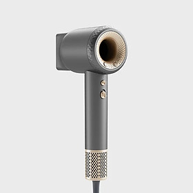 Máy sấy tóc ion âm LocknLock hair dryer đầu sấy từ 360 độ, chức năng tự làm sạch - ENA316GRY - Hàng chính hãng