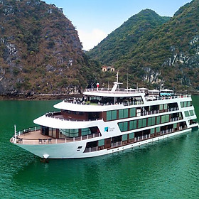 Tận Hưởng Kỳ Nghỉ Tuyệt Vời Với Tour Trọn Gói 2N1Đ Ngủ Đêm Trên Du Thuyền 5 sao Le Theatre Cruises Tại Vịnh Hạ Long (Chèo Thuyền Kayak Khám Phá Vịnh Hạ Long)