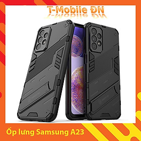 Ốp lưng cho Samsung A23, Ốp chống sốc Iron Man PUNK cao cấp kèm giá đỡ cho Samsung A23 - Samsung A23