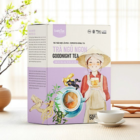 Trà Ngủ Ngon Dalahouse Hộp 50g - Thanh Nhiệt, Mát Gan, Cải Thiện Giấc Ngủ, Tốt Cho Tim Mạch, Giảm Cân, Eatclean, Healthy