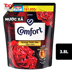 Nước Xả Vải Comfort Giữ Màu Hương Nước Hoa Jennie Túi 3.8L