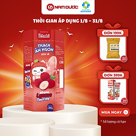 Thạch ăn ngon Ích Nhi hộp 21 túi x30 gr, bổ sung Lysine, Taurin tăng cường chuyển hóa, hấp thu tối đa dinh dưỡng