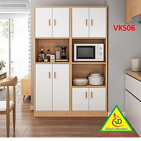 Tủ để đồ nhà bếp nhiều ngăn VKS06 - Nội thất lắp ráp Viendong Adv