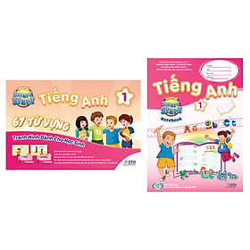 Combo Tiếng anh 1 I-learn smart start Student s cards + notebook