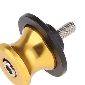 2pcs M6 X1.0 Motorcycle Swing Arm Sliders Spools CNC Swing Arm Stand Screw for Yamaha TMAX530 TMAX500
